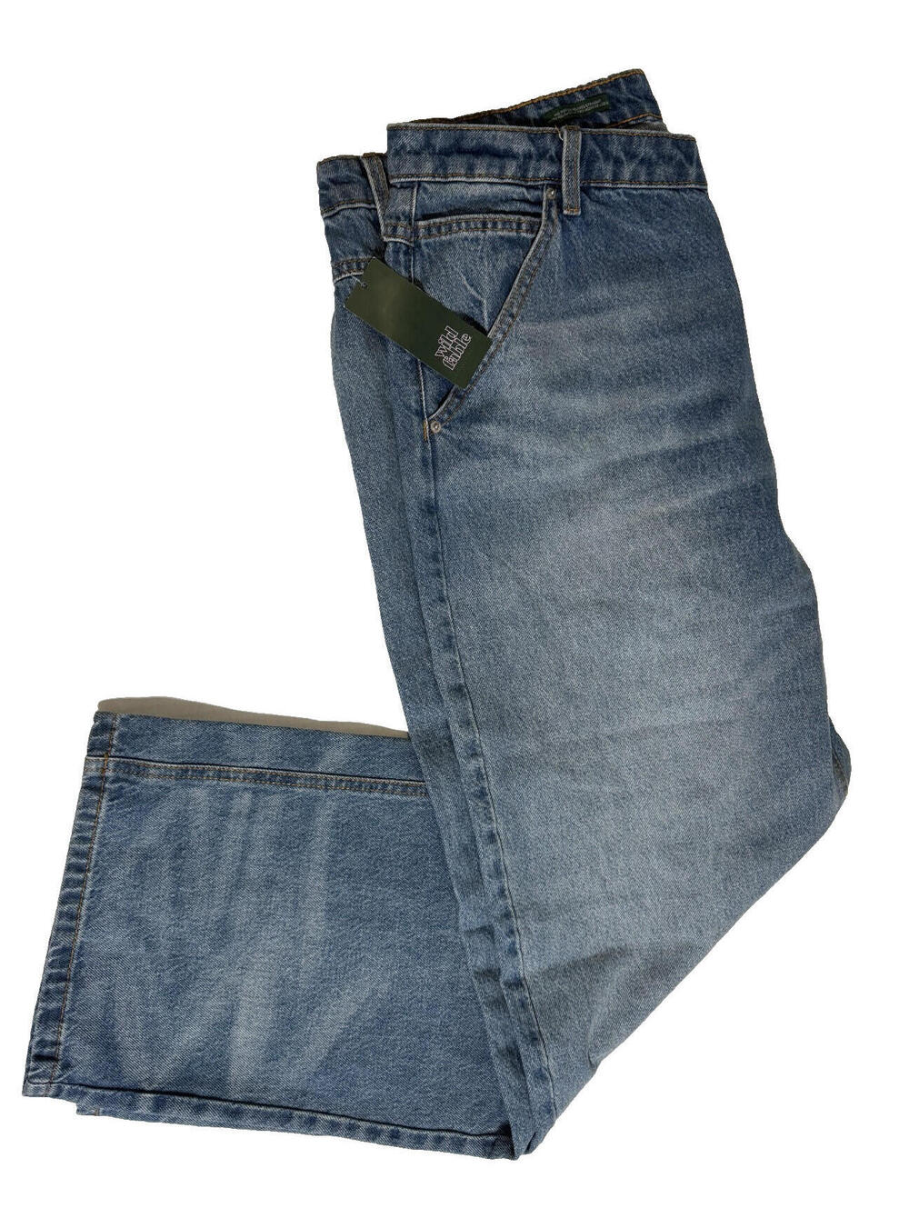 Wild Fable Mid-Rise 90s Straight Leg Relaxed Fit Jeans Womens Size 14 NEW